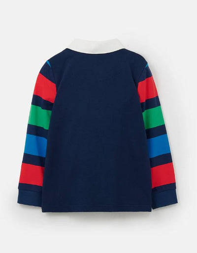 Lighthouse Boys Blue Tractor Polo Top - Rafferty