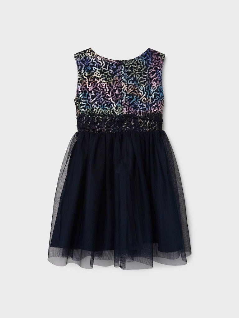 Name it Mini Girls Colourful Sequin Dress