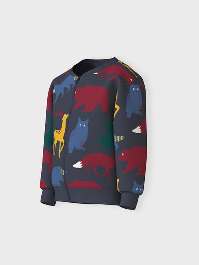 Name it Boys Zip-Up Colourful Sweatshirt / Cardigan