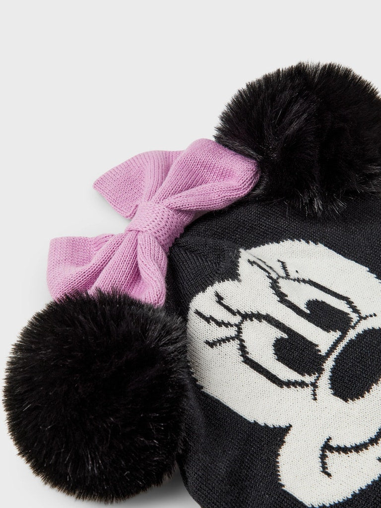 Minnie Mouse Girls Knitted Winter Hat