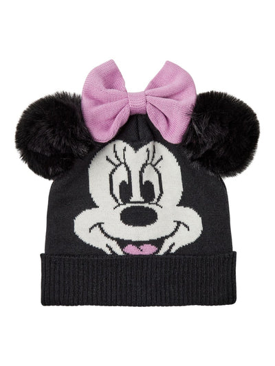 Minnie Mouse Girls Knitted Winter Hat