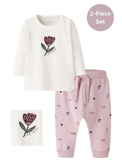 Name it Baby Girls 2-Piece Set - Magic Wand & Flower
