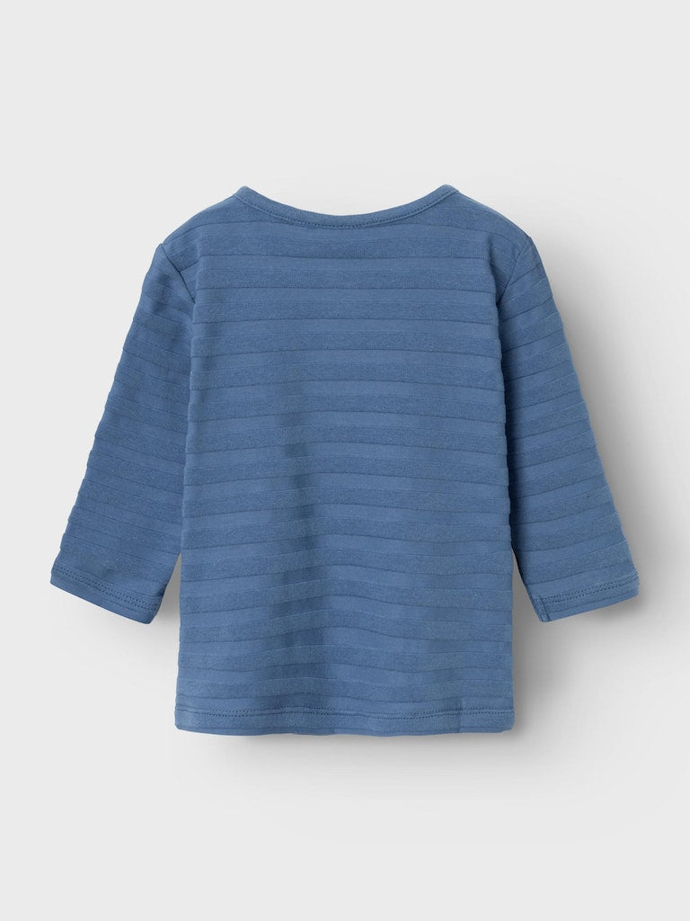 Baby Boy Long Sleeved Top - Bijou Blue