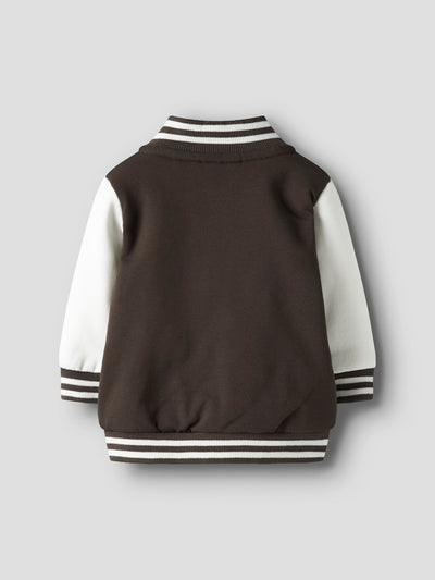 Name it Baby Boy Sweat Cardigan - Brown Teddy
