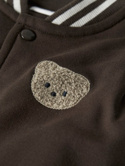 Name it Baby Boy Sweat Cardigan - Brown Teddy