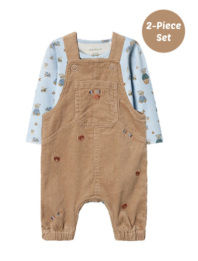 Name it Baby Boy Corduroy Dungaree Set