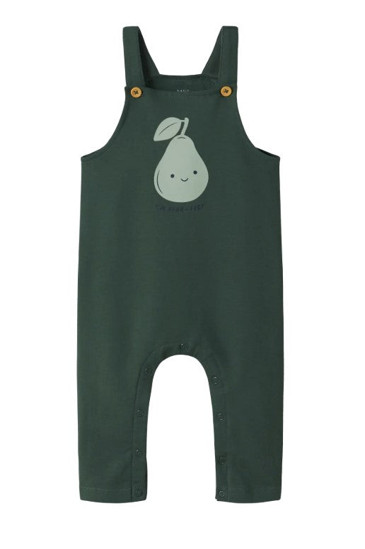Name it Baby Boy 2-Piece Dungaree Set - Green Pear