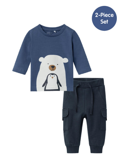 Name it Baby Boy 2-Piece Bear Set