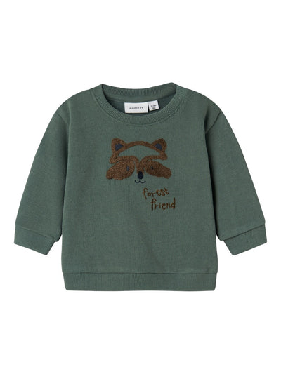 Name it Baby Boy Raccoon Sweatshirt