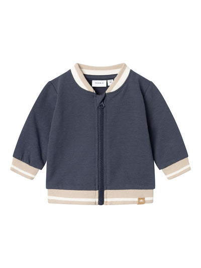 Baby Boy Zip-Up Sweat Cardigan