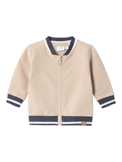 Baby Boy Zip-Up Sweat Cardigan