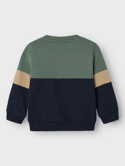 Name it Baby Boy Sweatshirt and Jogger Set - Green