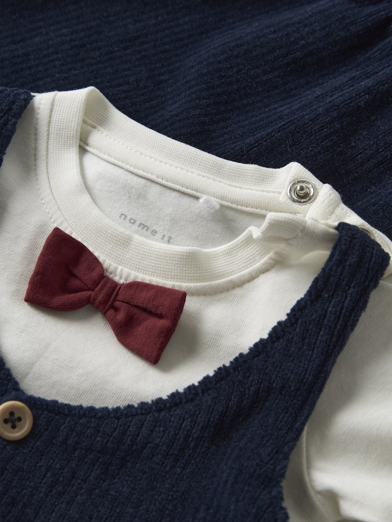 Name It Baby 2-Piece Set with Waistcoat, Trousers & Bow Tie