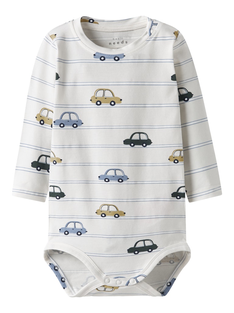 Name it Baby Boy 2-Piece Dungaree Set - Dino Cars Design