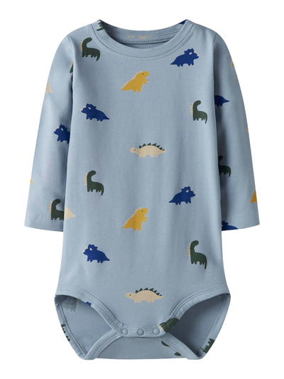Name it Baby Boy 2-Piece Dungaree Set - Dino Cars Design