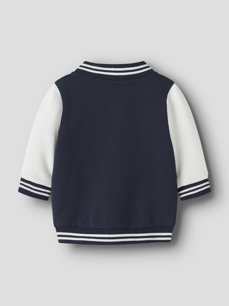 Name it Baby Boy Sweat Cardigan - Navy Teddy