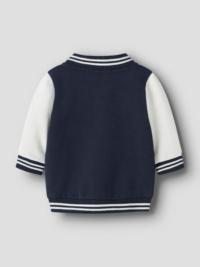 Name it Baby Boy Sweat Cardigan - Navy Teddy