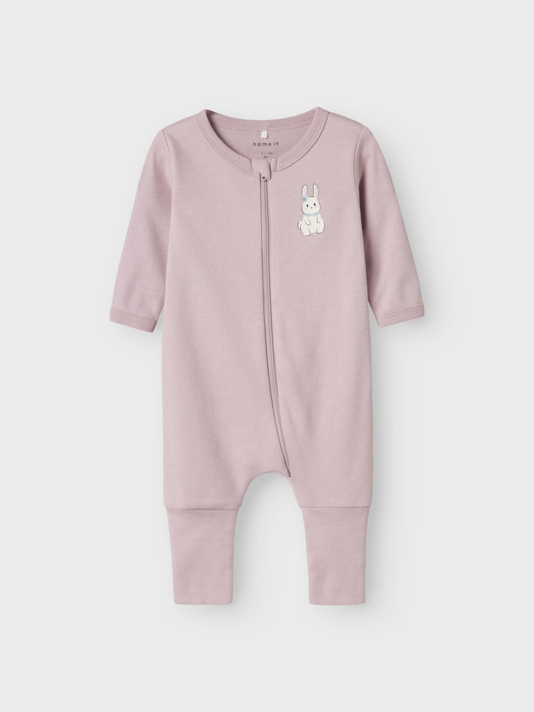 Name it Baby Girl 2-Pack Zip-Up Babygrows / Nightsuit