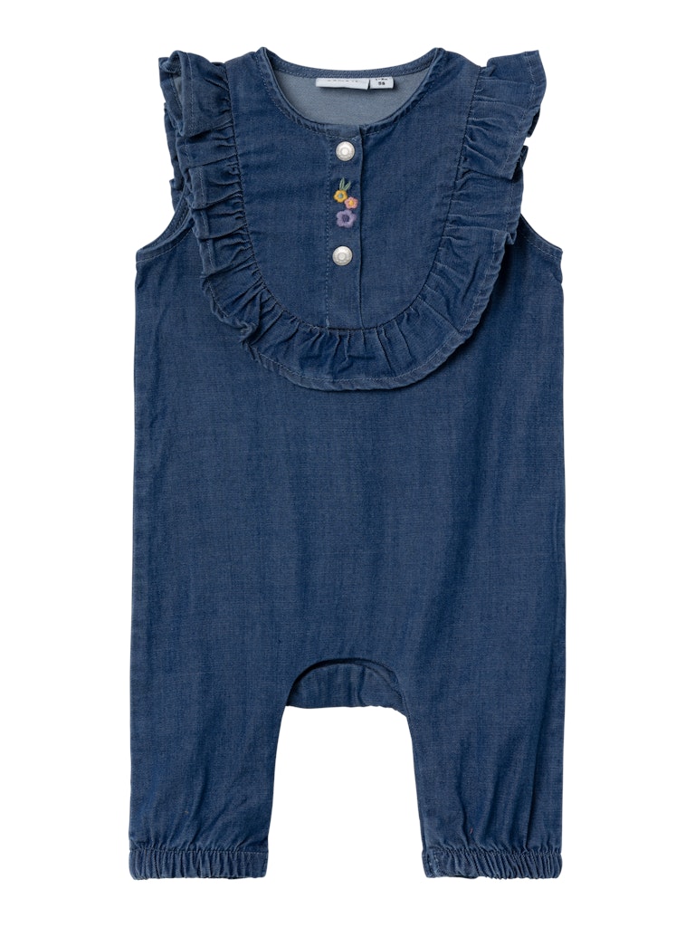 Name it Baby Girls Soft Denim Romper