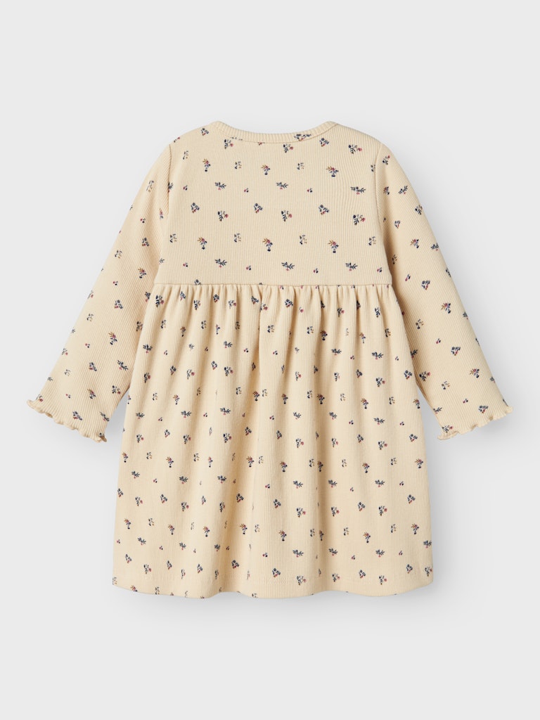 Baby Girl Floral Print Dress & Headband Set
