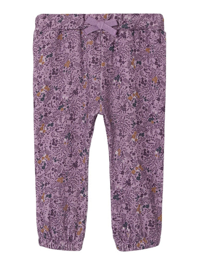 Name it Baby Girl Floral Pants with Adjustable Waist