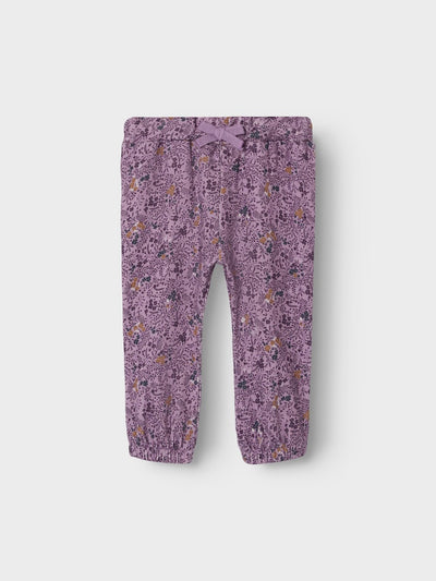 Name it Baby Girl Floral Pants with Adjustable Waist