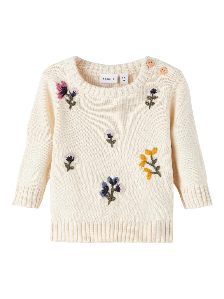 Name it Baby Girl Knitted Cream Sweater