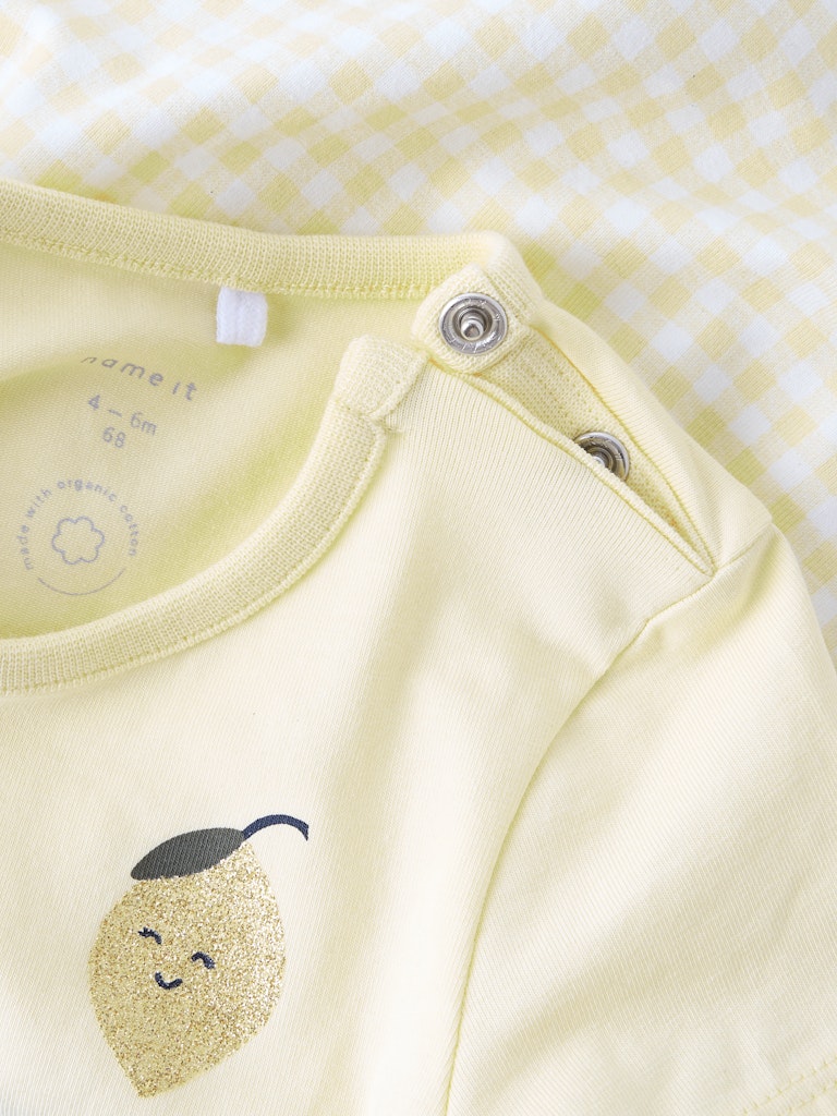 Name it Baby Girl 3-Piece Lemon Dress Set
