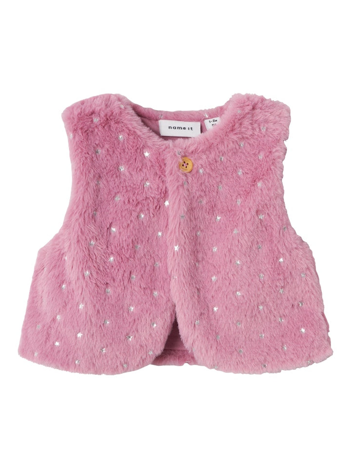 Faux Fur Gilet Baby Girls Gilet Baby Girls Fur Vest Pink