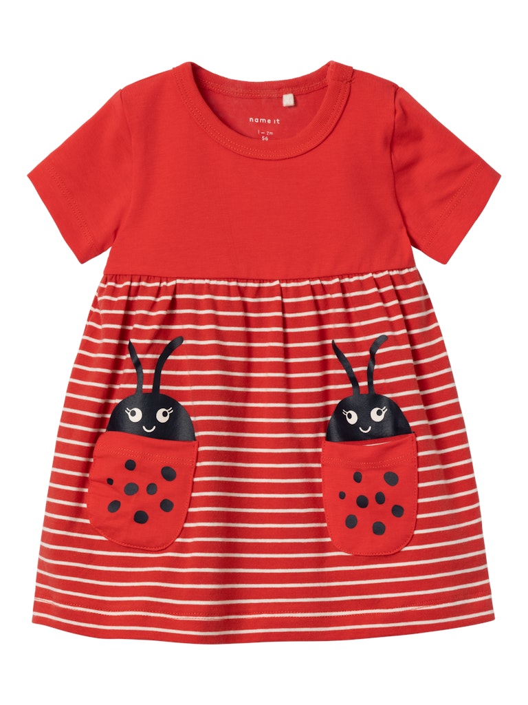 Name it Baby Girl 2-Piece Ladybird Dress Set - Red