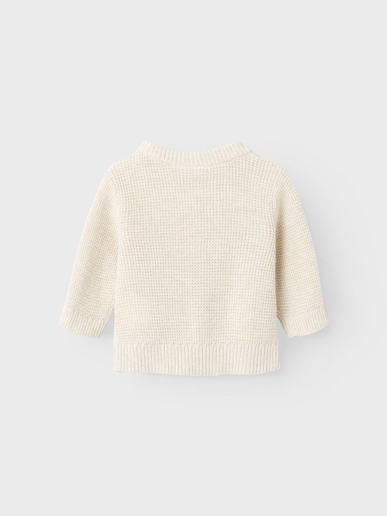Name It Baby Unisex Knitted Cardigan - Cream