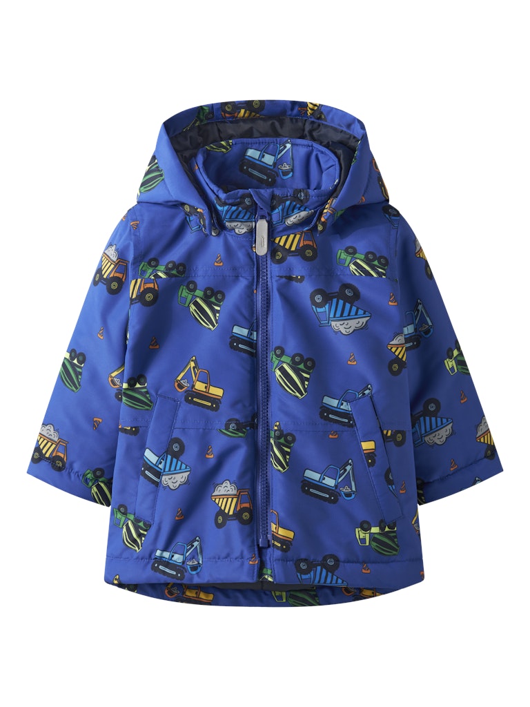 Name it Mini Boy Padded Winter Jacket - Trucks