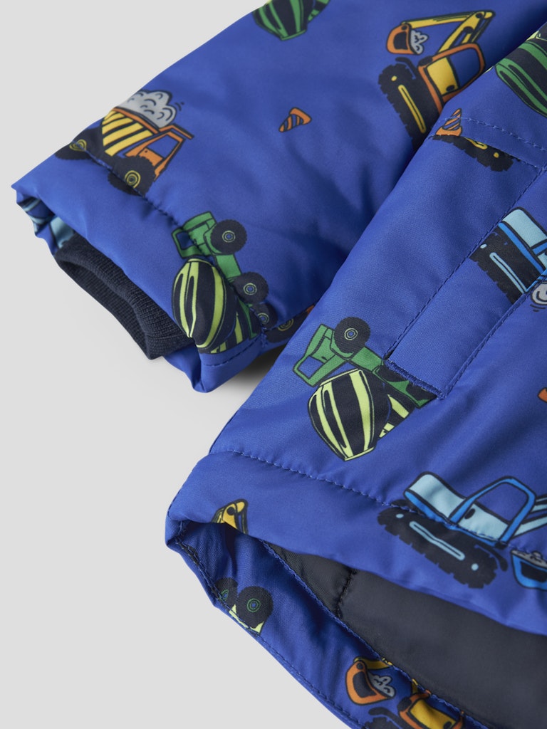 Name it Mini Boy Padded Winter Jacket - Trucks