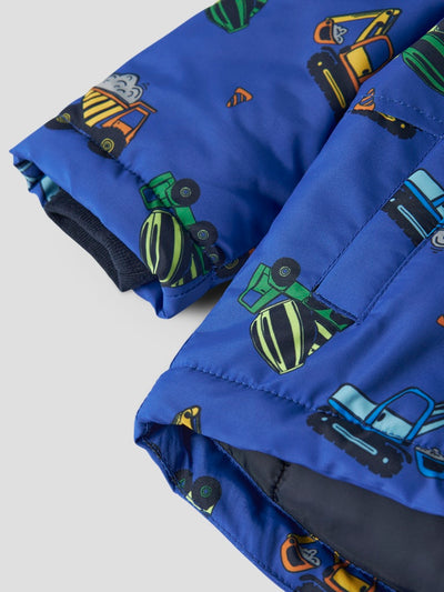 Name it Mini Boy Padded Winter Jacket - Trucks