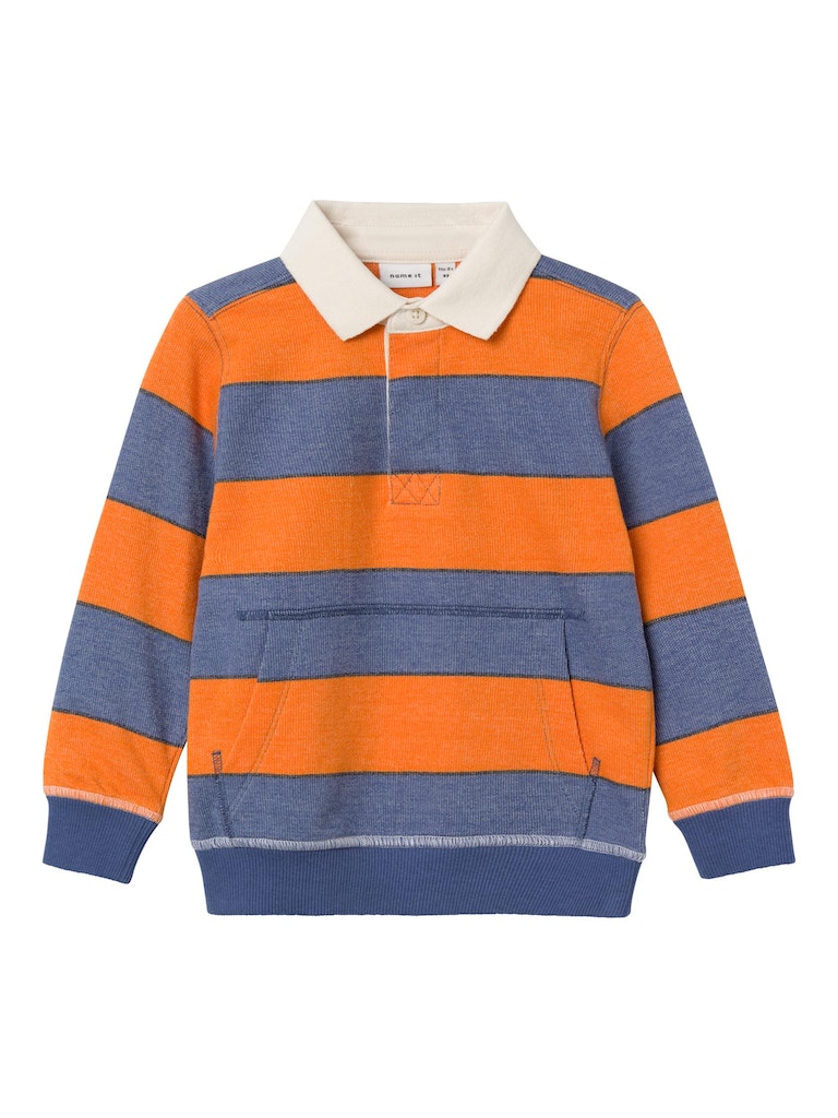 Name it Boys Long Sleeved Stripy Polo Shirt