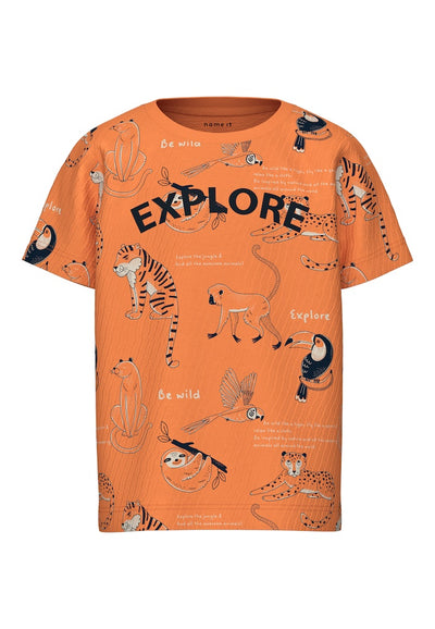 Name it Mini Boys Jungle Print T-Shirt