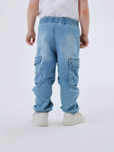 Name It Toddler Boys Baggy Cargo Jeans