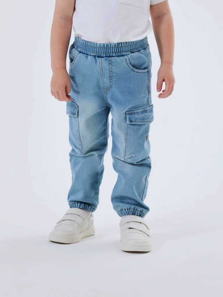 Name It Toddler Boys Baggy Cargo Jeans