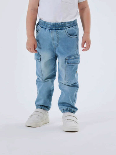 Name It Toddler Boys Baggy Cargo Jeans