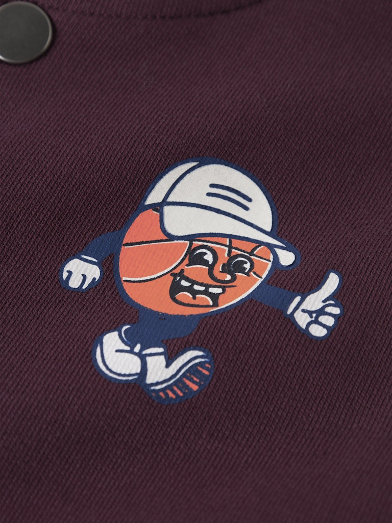 Name it Mini Boys Cotton Sweatpants - Baseball Motif