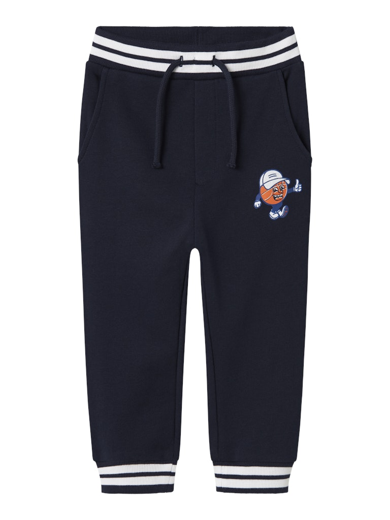 Name it Mini Boys Cotton Sweatpants - Baseball Motif