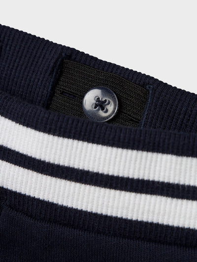 Name it Mini Boys Cotton Sweatpants - Baseball Motif