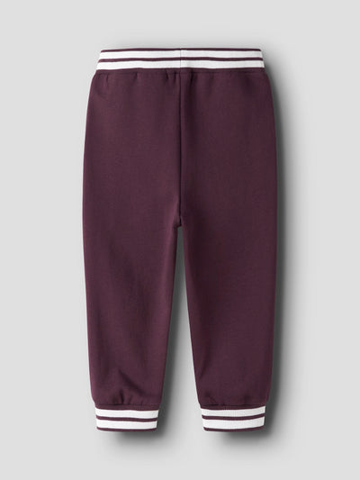 Name it Mini Boys Cotton Sweatpants - Baseball Motif