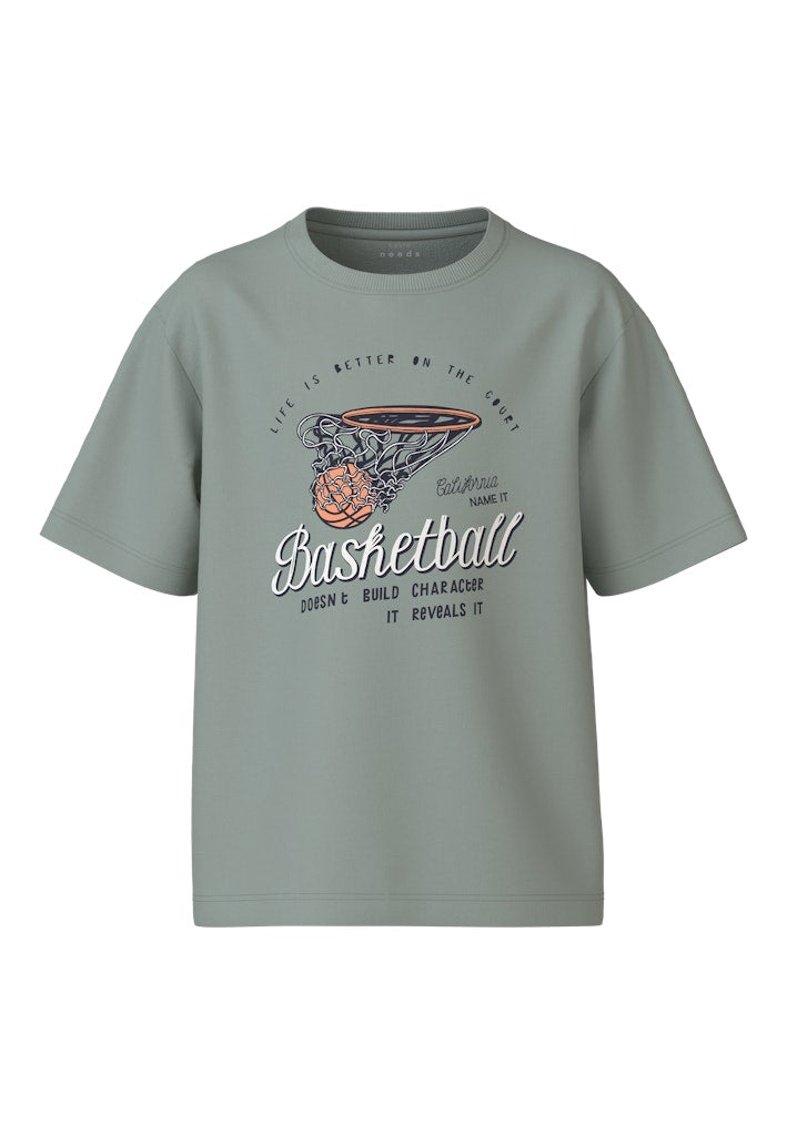 Name it Boys Graphic Print Cotton T-Shirt