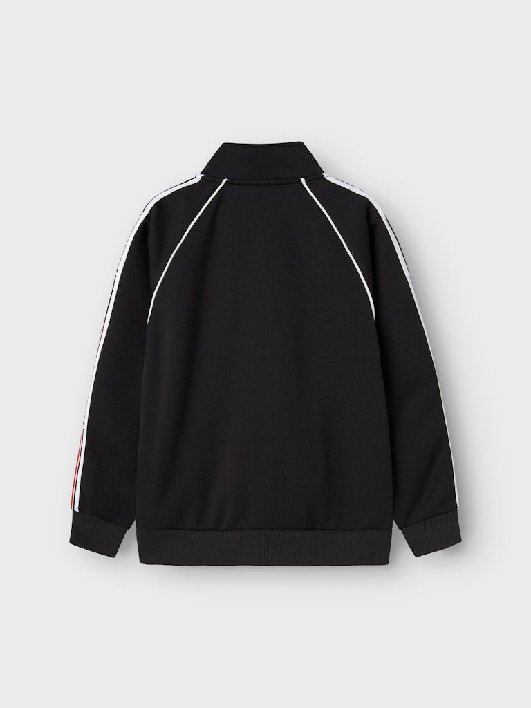 Name it Boys Sporty Black Zip-Up Sweatshirt