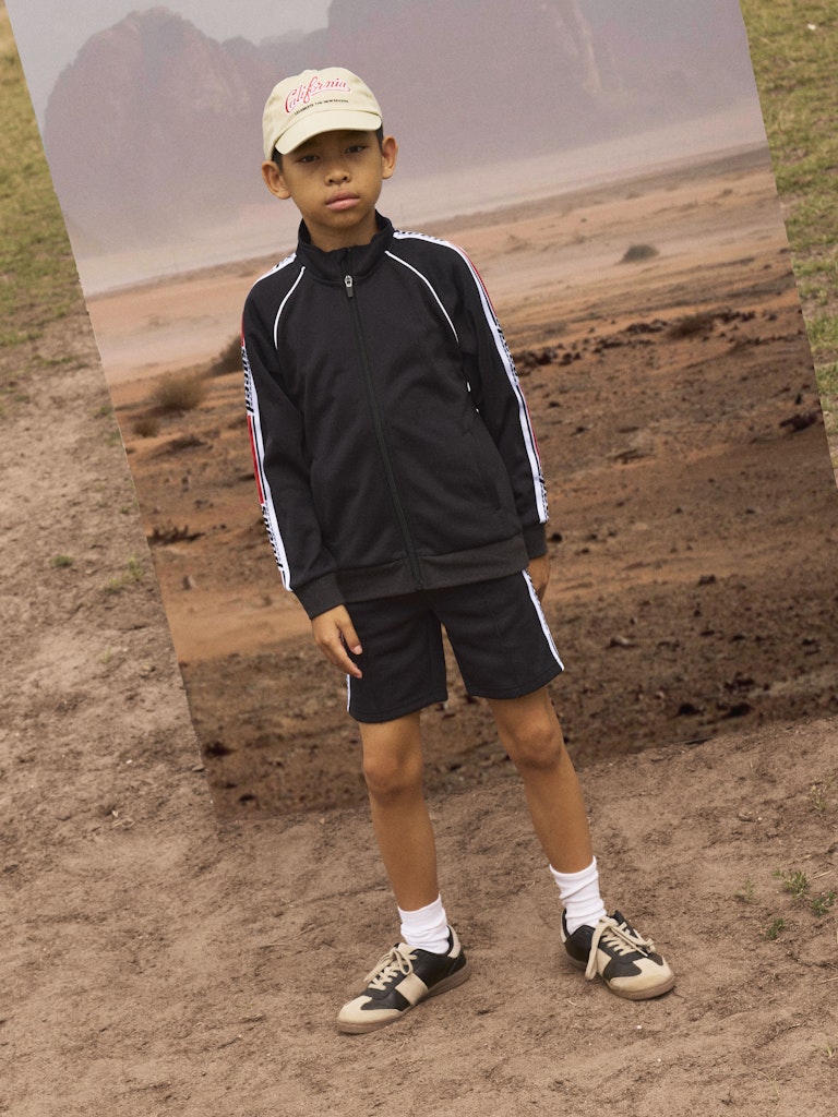 Name it Boys Sporty Black Zip-Up Sweatshirt