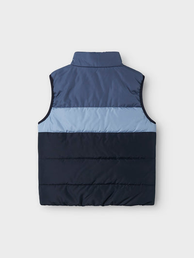 Name it Mini Boy Padded Gilet - Colour Block