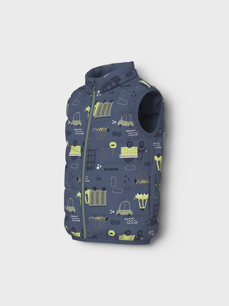 Name it Mini Boy Gilet - Cars and Trucks