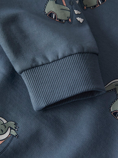 Name it Boys Soft Cotton Sweatshirt - DInosaur