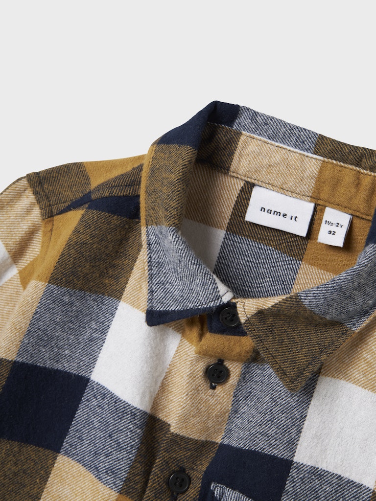 Name it Boys Cotton Check Shirt